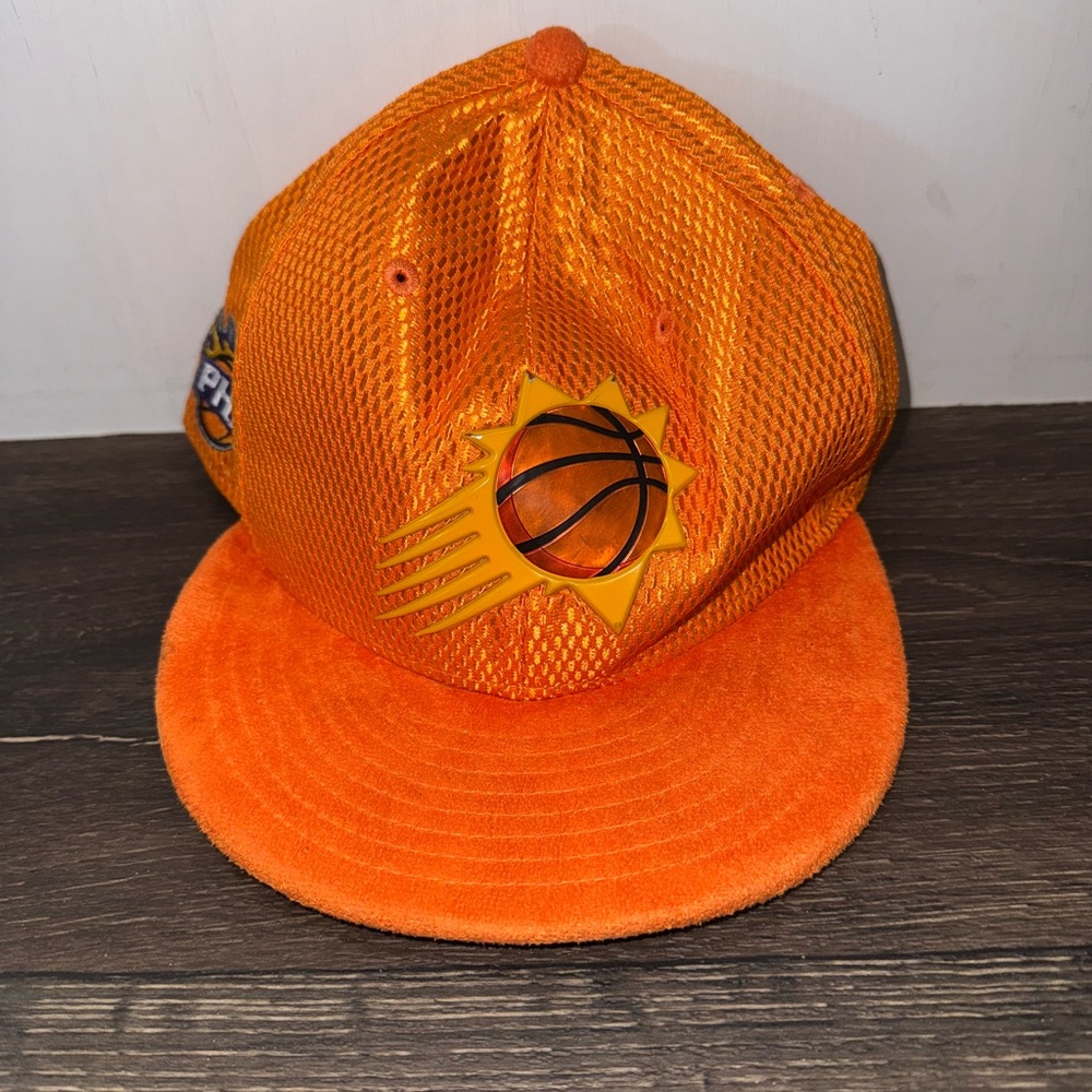 NEW ERA PHOENIX SUNS 9FIFTY SNAPBACK HAT NBA FLAMES‎ UNDER BILL. Needs Reshaping